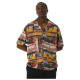 Huf Ανδρικό πουκάμισο Corner Store S/S Resort Shirt